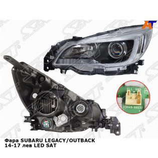 Фара SUBARU LEGACY/OUTBACK 14-17 лев LED SAT