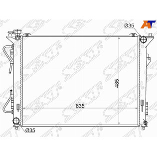 Радиатор HYUNDAI SONATA NF 2.0/2.4/3.3 05-09/KIA MAGENTIS 06-10 SAT