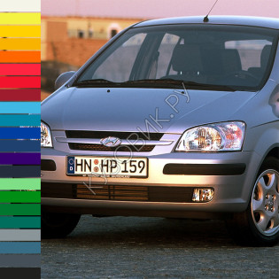 Бампер передний в цвет кузова Hyundai Getz (2002-2005) дорестайлинг